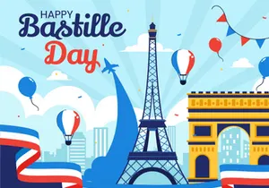 10 Happy Bastille Day Illustration