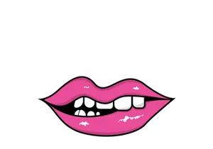 Woman's lips icon vector illustration design template