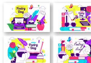 10 World Poetry Day Illustration