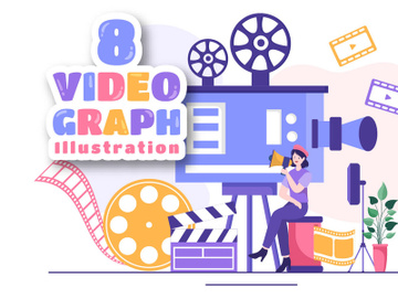 8 Videographer Services Illustration preview picture