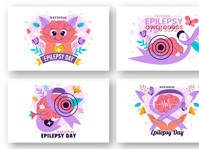 10 National Epilepsy Awareness Month Illustration
