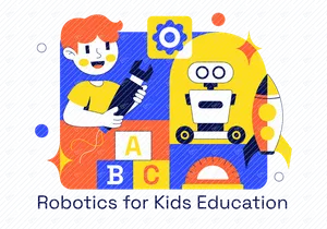 10 Robotik-Kinderbildungs-Illustrationen