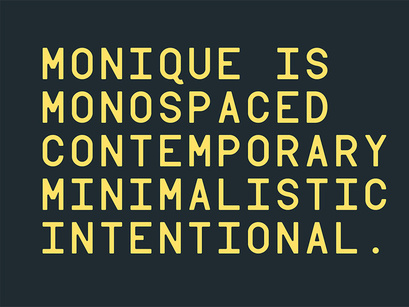 Monique Contemporary Font