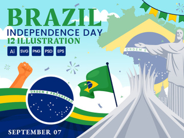 12 Brazil Independence Day Illustration preview picture