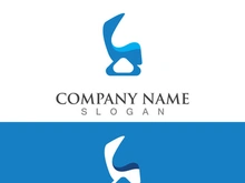 Chair furniture logo image creative design modern vector template