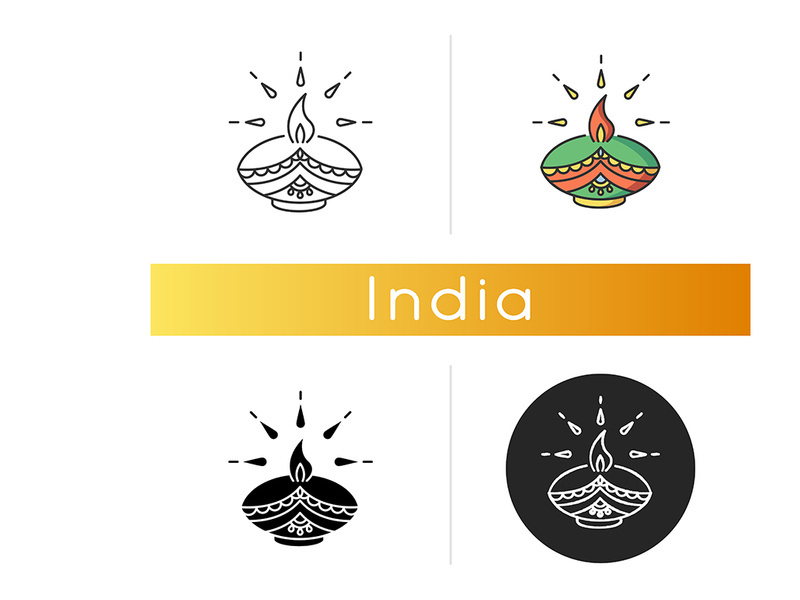 Diwali festival icon