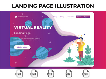 Landing Page Illustration 21 preview picture
