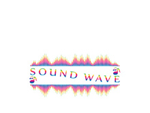 Sound waves vector illustration design template