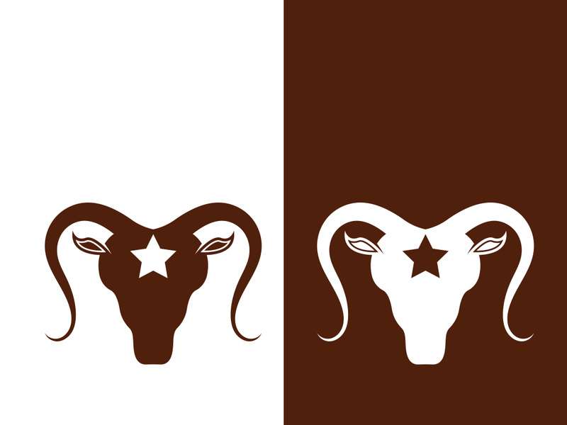 Goat logo template vector icon illustration design