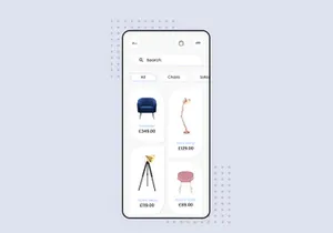 Furniture Store - App design