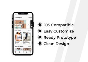 Fashion App UI Kit & Prototype