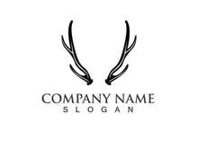 Deer vector icon illustration design