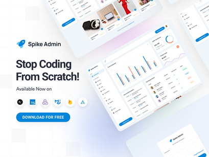 Spike Next.js Free Admin Dashboard Template