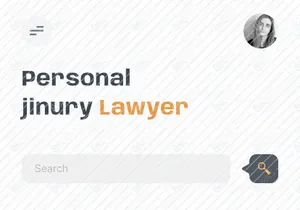 Personal Injury Lawyer App Design