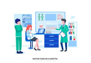 [Part 31] Hospital and Healthcare Vector Scenes