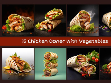 Chicken Doner with Vegetables preview picture