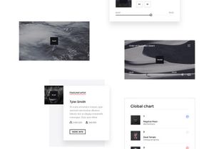 Formaer v1.0 - Sleek Minimalist Web UI Kit built in Photoshop