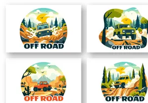 9 Off Road Sport Illustration