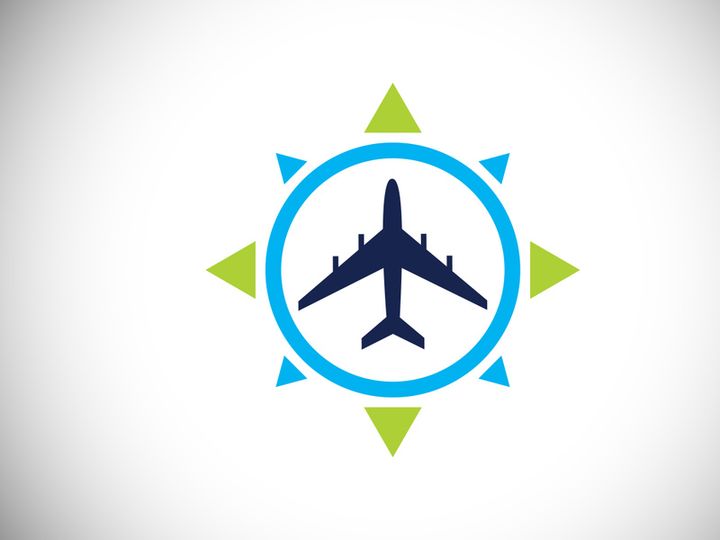 Creative Compass Concept Logo Design Template. Compass Logo sign and symbol. Coastal Logo. Compass icon