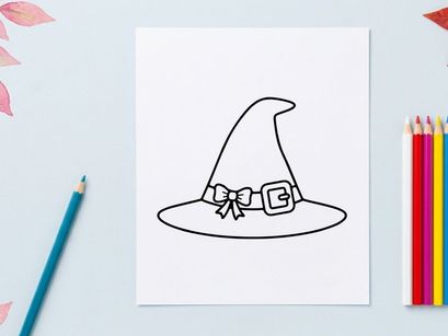 Minimalist party hat with geometric cutouts for celebration. Simple festive cone design for birthdays, New Year, and events.