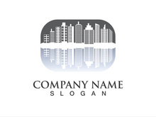 Modern city skyline vector illustration in flat design