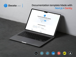 Docsta Nextjs Documentation Template preview picture