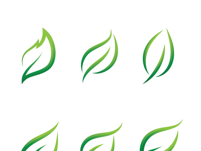 Ecology icon green leaf vector illustration design