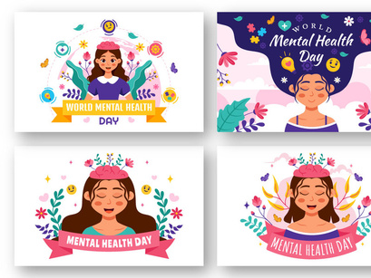 12 World Mental Health Day Illustration