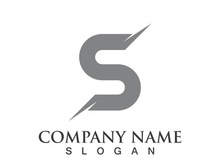 Business corporate S letter logo design vector