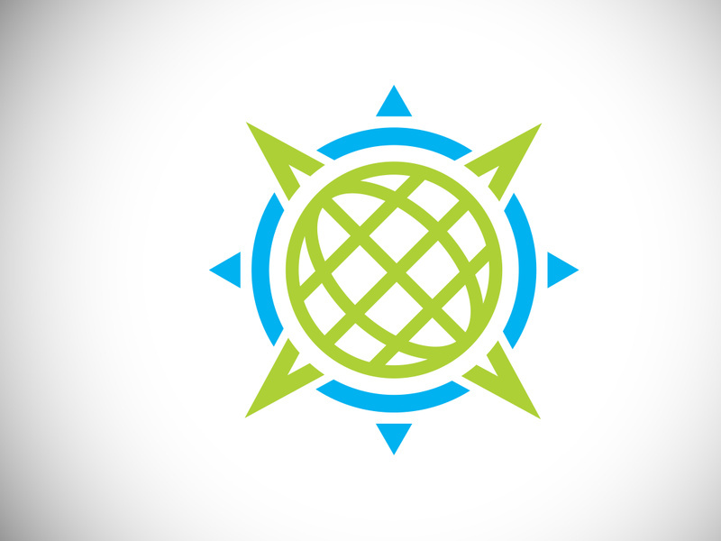 Creative Compass Concept Logo Design Template. Compass Logo sign and symbol. Coastal Logo. Compass icon