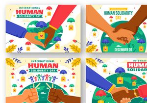 11 International Human Solidarity Day Illustration