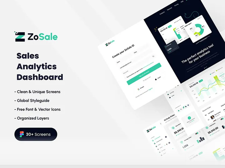 Sales Analytics Dashboard preview picture