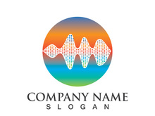 Sound waves set vector illustration icon design