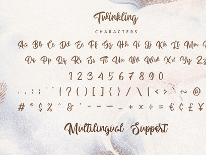 Twinkling - Modern Script Font