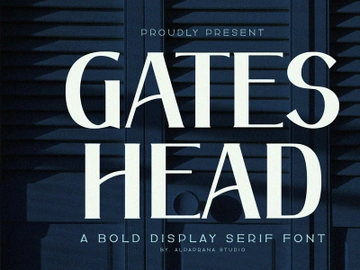 Gateshead - Display Font preview picture