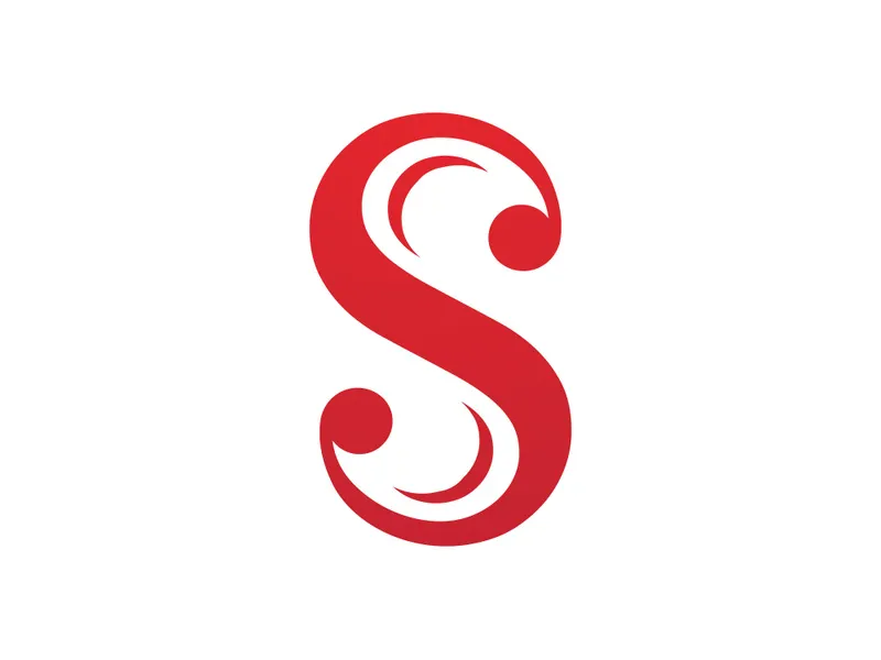 S logo vector letter template