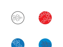 Wind icon vector illustration design template