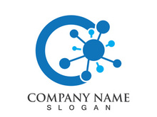 Molecule symbol logo template vector illustration design