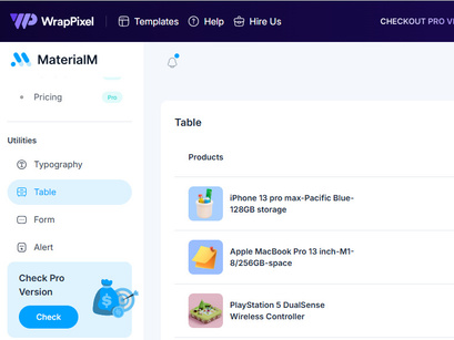 MaterialM Free Tailwind React Admin Template