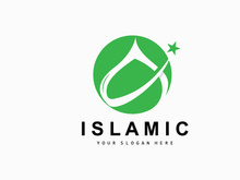 Mosque Logo, Vector Desain Template