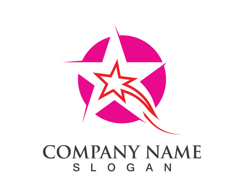 star vector icon illustration design template