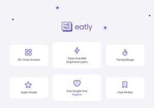 Eatly - Food And Delivery App UI Kit