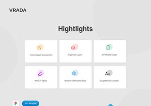 Vrada - Fashion Mobile UI Kit