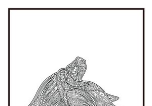6 Bird Coloring Book Pages KDP Interior.