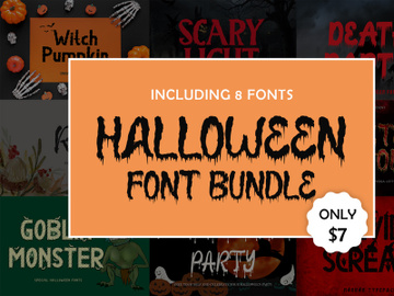Halloween Font Bundle preview picture