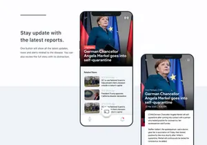 Coronavirus Worldometer UI kit - Adobe XD