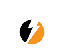 Lightning bolt flash thunderbolt icons vector