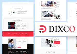 Dixco- Digital Marketing Agency Adobe Xd Template