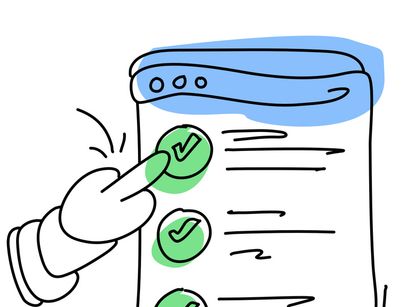 Flat Illustration Approved Stamp