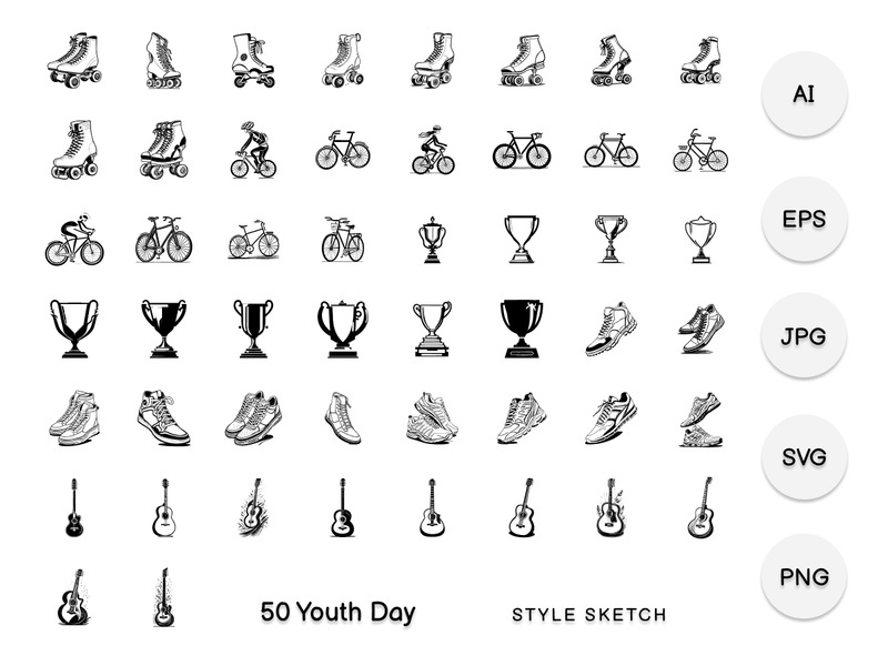 Youth Day Element Draw Black